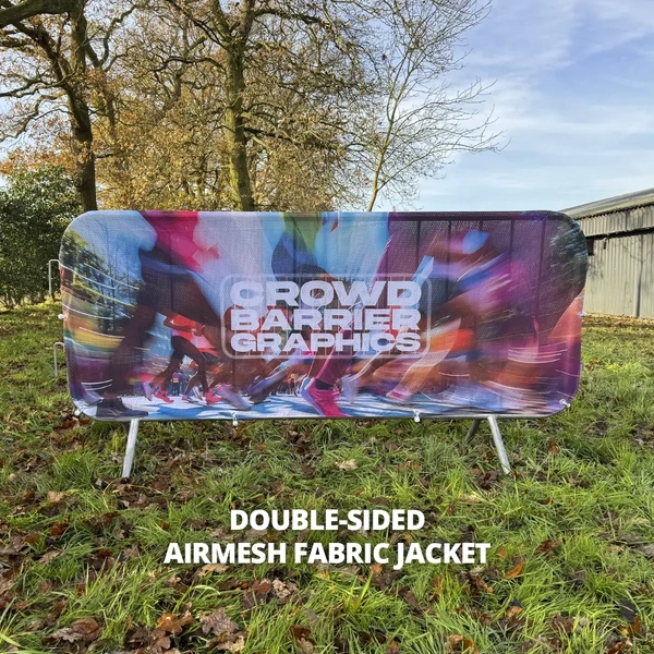  Crowd Barrier Graphic - Airmesh Fabric Jacket - 2300 - Double Sided
