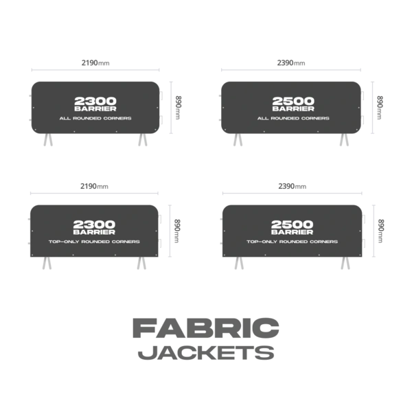  Crowd Barrier Graphics - Fabric Jackets