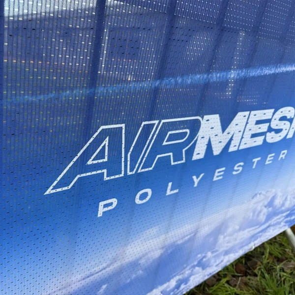  Crowd Barrier Graphic - Airmesh Branded Fabric Jacket - 2300 - Close Up